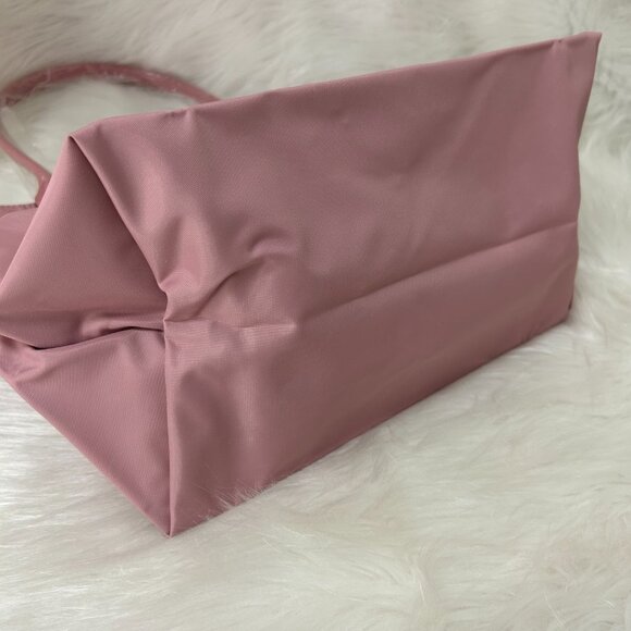 NWT Longchamp Le Pliage Original Large Shoulder Nylon Bag Tote IN Pink - Picture 8 of 9